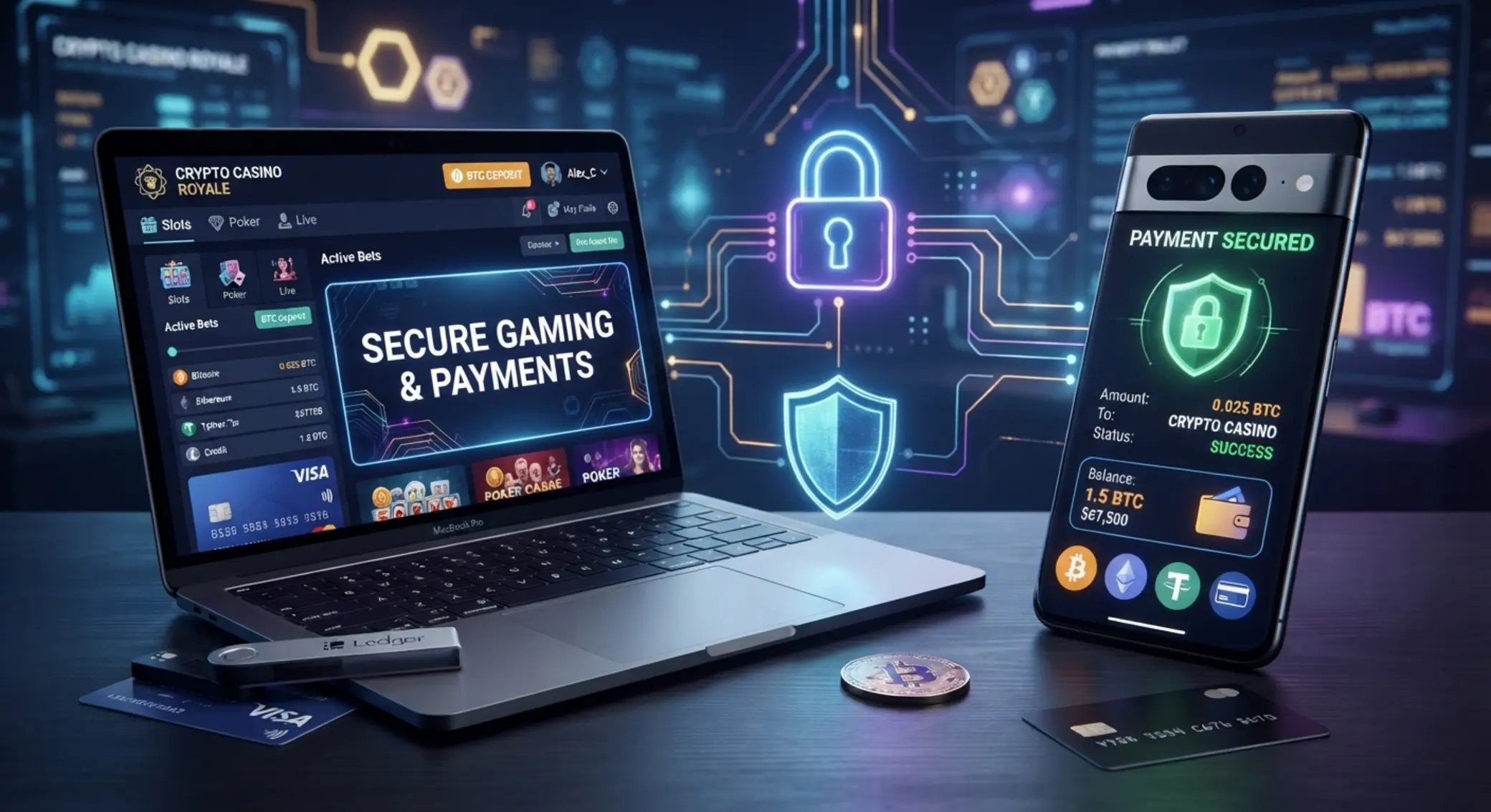 Bezpieczne płatności online i kryptowaluty w kasynie
